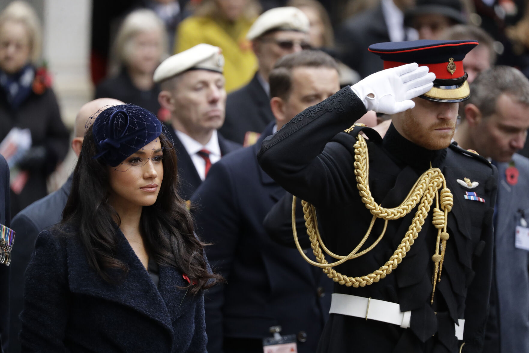 APTOPIX Britain Royals Remembrance